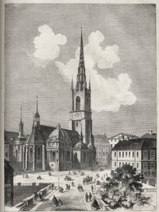 Riddarholmen Church - The Riddarholm Church in Stockholm - 1866 - av Unknown artist
