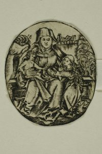 Sankta Anna, jungfrun och barnet av Unknown artist