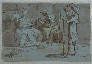 Satirtryck: Friaren av Unknown artist