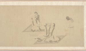 Scener ur Tao Yuanmings liv (del 1) av Unknown artist