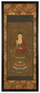 Shakyamuni predikar av Unknown artist