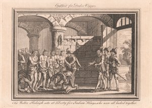 Sir Walter Raleigh spelar på Liberty Five Indian Kings, som alla var sammanlänkade av Unknown artist