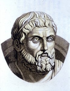 Sofokles (496 f.Kr. - 406 f.Kr.). av Unknown artist