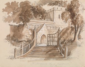 St Margarita kyrka av Unknown artist