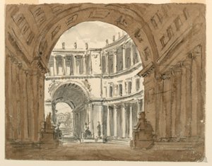 Scenografi, Palace Court av Unknown artist