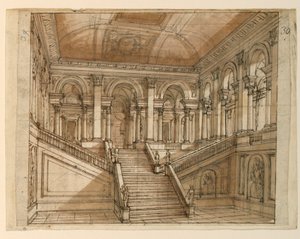 Scenografi, Palace interiör av Unknown artist