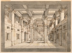 Scenografi, Palace interiör av Unknown artist