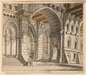 Scenografi, Palace interiör av Unknown artist