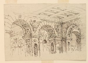 Scenografi, Palace interiör av Unknown artist