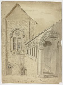 Trapphus...Green Court, Canterbury av Unknown artist