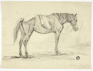 Stående Häst av Unknown artist