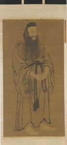 Stående figur av Lü Dongbin av Unknown artist