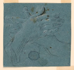 Studie: Ett par händer, korsade av Unknown artist