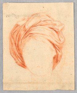 Studie av en turban av Unknown artist