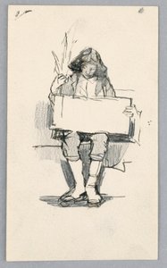 Studie av en ung pojke av Unknown artist
