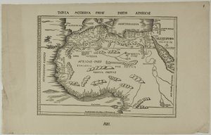 Tabula Moderna Prime Partis Aphricae av Unknown artist