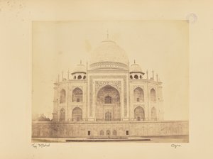 Taj Mahal. Agra av Unknown artist