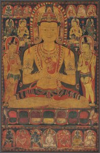 Tantrisk Buddha Vairochana som Vajrasattva av Unknown artist