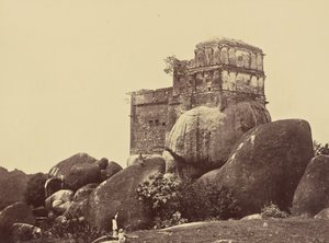 Templet vid Mutti Mahal. Jubblepore av Unknown artist