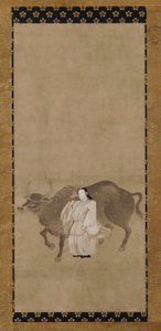 Tenjin (Sugawara no Michizane) Med plan x av Unknown artist