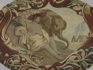 Textil av Unknown artist