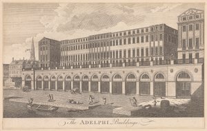 Adelphi-byggnaderna av Unknown artist