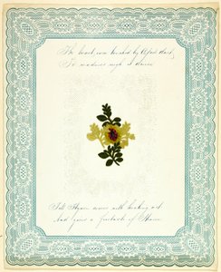Bröstet som en gång berördes av Amors pil (valentin) av Unknown artist
