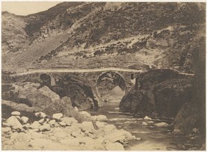 The Bridge of Palalda (nära Amelie Les-Bains) av Unknown artist