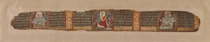 Buddha delar ut honung, från ett Prajnaparamita-manuskript av Unknown artist
