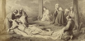 [Nedtagningen från korset av Paul Delaroche] av Unknown artist