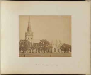 Den engelska katedralen. Singapore av Unknown artist