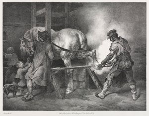 Den flamländska smeden av Unknown artist