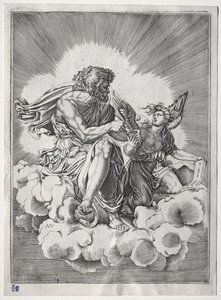 De fyra evangelisterna: St. Matteus av Unknown artist