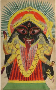 Gudinnan Kali (recto) av Unknown artist