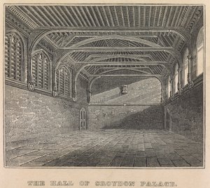 Hallen av Croydon Palace; sida 82 (volym ett) av Unknown artist