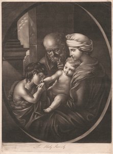 Den heliga familjen av Unknown artist