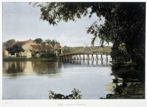Den lilla sjön i Hanoi - i "" Around the World", sent 1800-tal. av Unknown artist