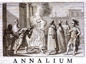 Miraklet av Saint Dominicas eld i "" Annals of the Order of Preachers"" av Thomas-Marie Mamachi, Rom av Unknown artist