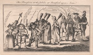 Processionen vid jubileet i Stratford upon Avon av Unknown artist