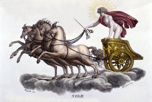 Solen. 1800-talsgravyr. av Unknown artist
