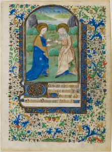 Visitation, från en timbok av Unknown artist