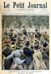 Zola-rättegången i Versailles - i "" Le Petite Journal"" av 1898-07-31 av Unknown artist
