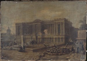 Attentatet mot Louvren den 29 juli av Unknown artist