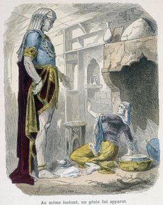 Snillet ur lampan - i "" De tusen och en natt"" av Bondet, red. Guerin av Unknown artist