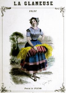The gleaneuse, vals för piano. av Unknown artist