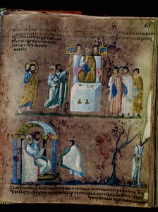 Den purpurfärgade Codex Rossanensis, 600-talet (handskrift) av Unknown artist