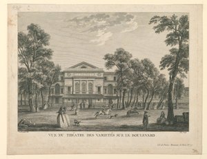Theatre des Varietés i Paris av Unknown artist