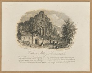 Tintern Abbey, Monmouthshire av Unknown artist