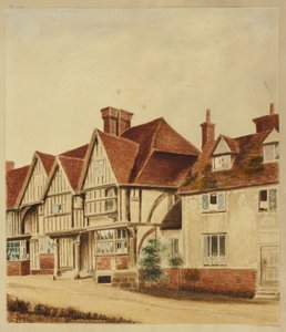 Tudor House Fronts av Unknown artist