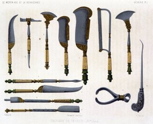 Venery board: 1500-tals vener kit. I "" Medeltiden och renässansen"" av Lacroix. av Unknown artist